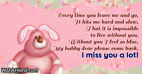 Missing You Messages For Husband