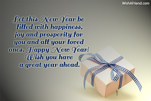 Let This New Year Be Filled New Year Message