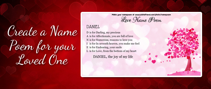 Love Name Poem Make An Acrostic Name Poem For Your Love