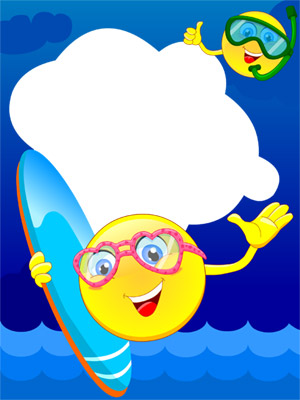 Smileys at Beach
