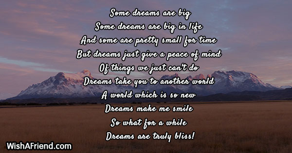 Dreams Poems