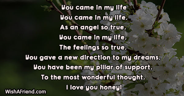 Life poem this is my Romantic Love