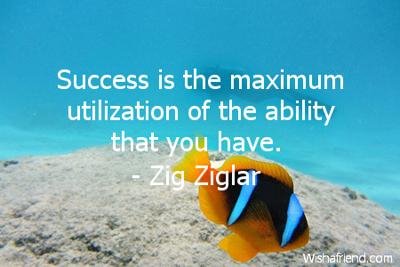 ability-Success is the maximum utilization