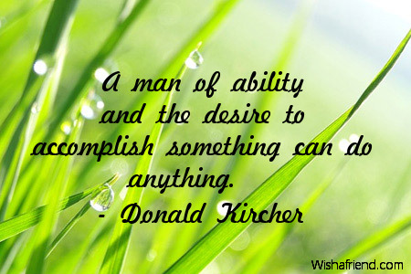 ability-A man of ability and