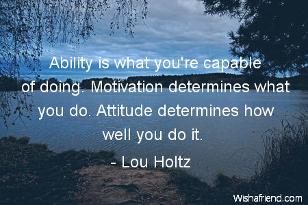 ability-Ability is what you're capable