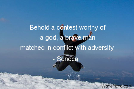 adversity-Behold a contest worthy of