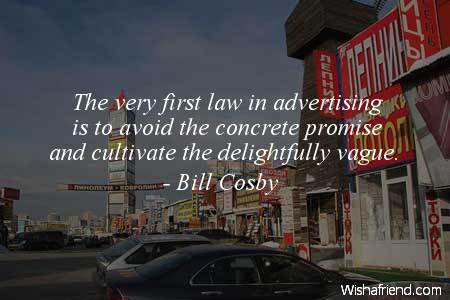 advertising-The very first law in