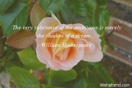 ambition-The very substance of the