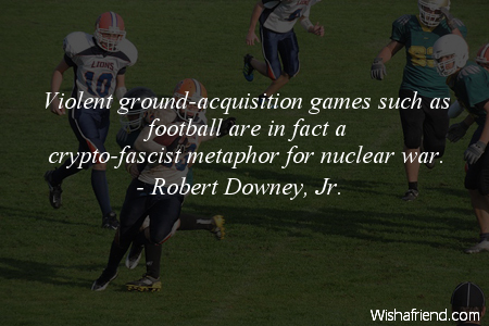 americanfootball-Violent ground-acquisition games such as