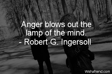 anger-Anger blows out the lamp