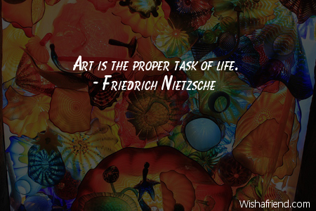 art-Art is the proper task