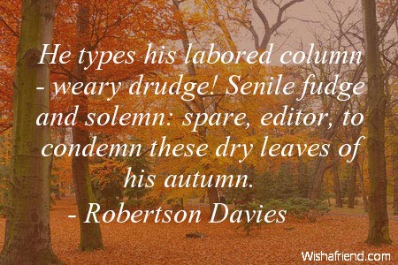 autumn-He types his labored column