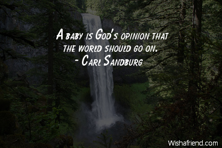 baby-A baby is God's opinion