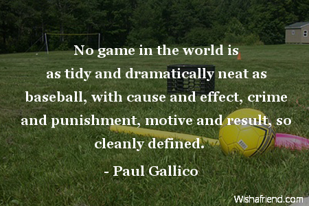 baseball-No game in the world