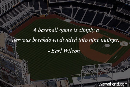 baseball-A baseball game is simply