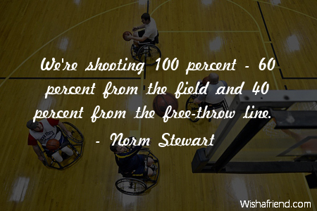 basketball-We're shooting 100 percent -