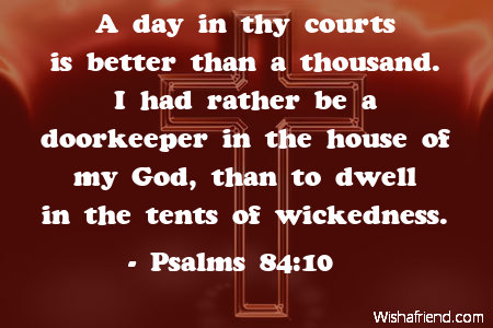 bible-A day in thy courts