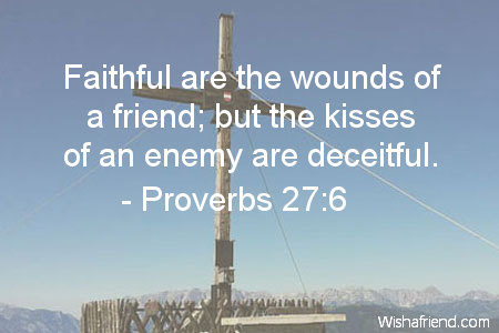 bible-Faithful are the wounds of
