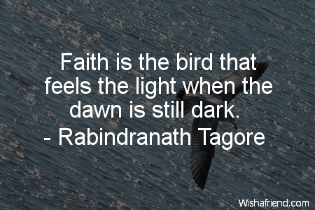 bird-Faith is the bird that