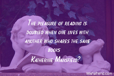 books-The pleasure of reading is