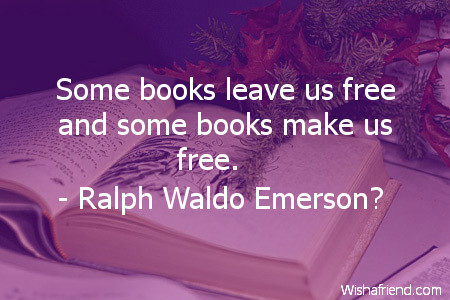 books-Some books leave us free