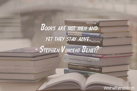 books-Books are not men and