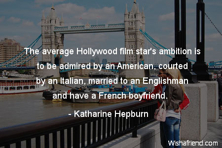 boyfriend-The average Hollywood film star's