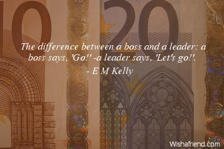 business-The difference between a boss