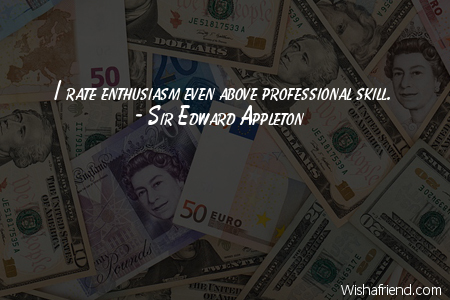 business-I rate enthusiasm even above