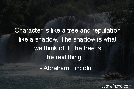 character-Character is like a tree