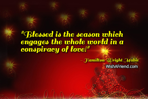 christmas-Blessed is the season which