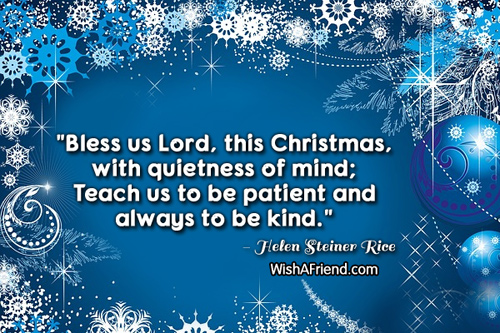 christmas-Bless us Lord, this Christmas,