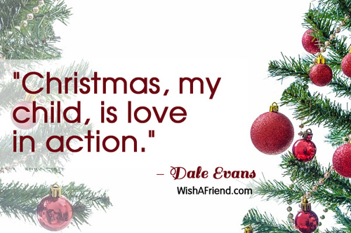 christmas-Christmas, my child, is love