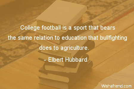 college-College football is a sport