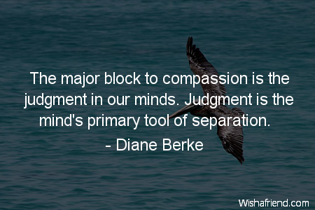 compassion-The major block to compassion