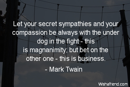 compassion-Let your secret sympathies and