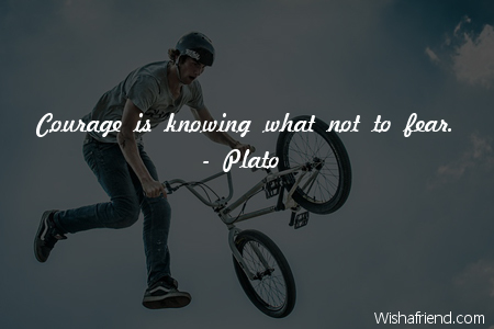 courage-Courage is knowing what not