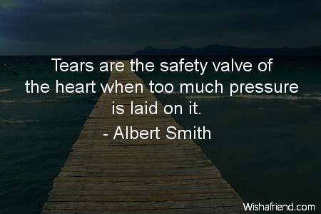 crying-Tears are the safety valve