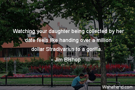 dating-Watching your daughter being collected