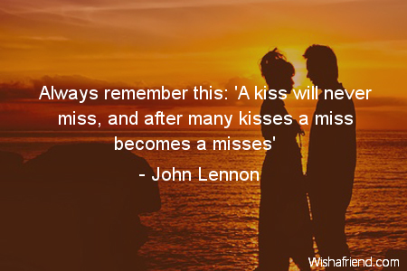 dating-Always remember this: 'A kiss
