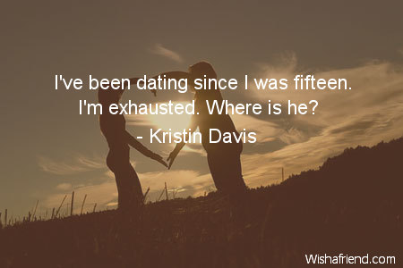 dating-I've been dating since I