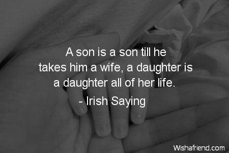 daughter-A son is a son