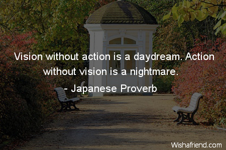 daydreaming-Vision without action is a