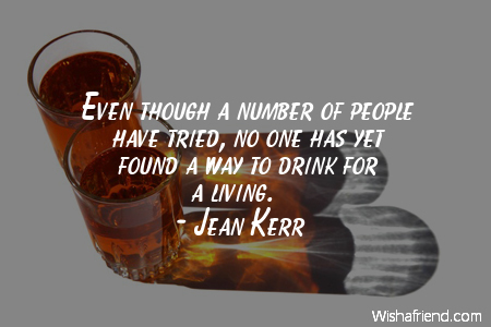 drinking-Even though a number of