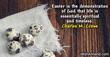 easter-Easter is the demonstration of