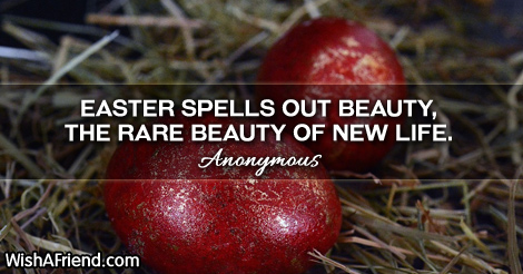 easter-Easter spells out beauty, the