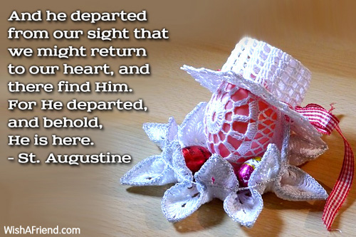 easter-And he departed from our