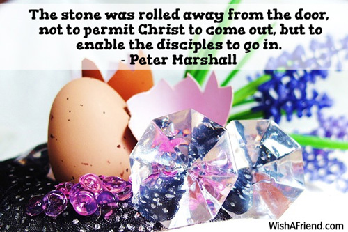 easter-The stone was rolled away