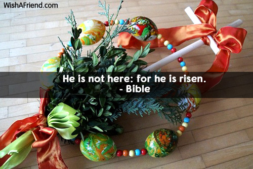 easter-He is not here: for