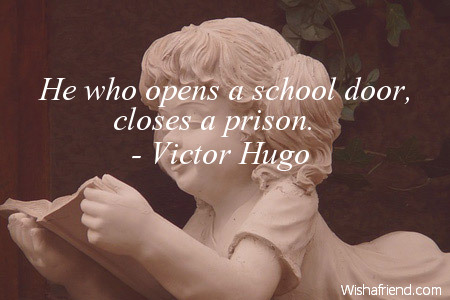 education-He who opens a school